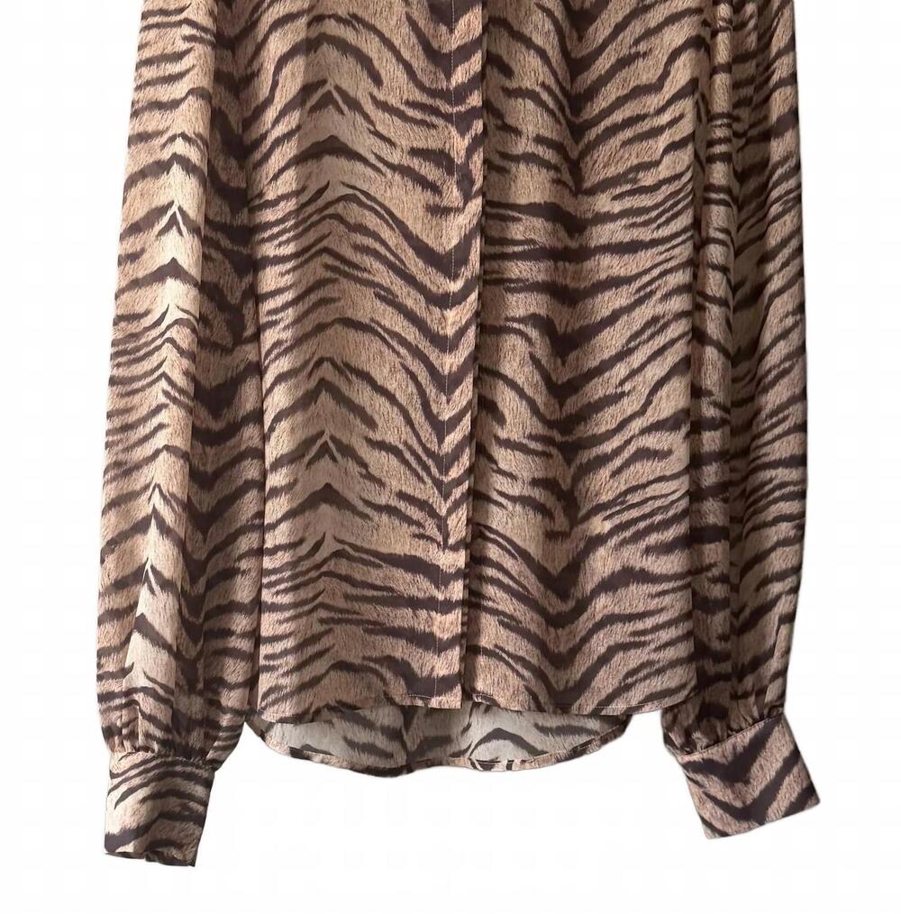 NEW GENERATION LOVE women's maxwell georgette blouse in tiger